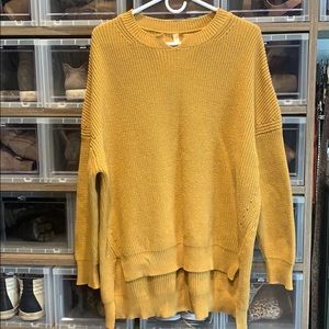 Gold tunic sweater Size M/L. The brand is Wishlist